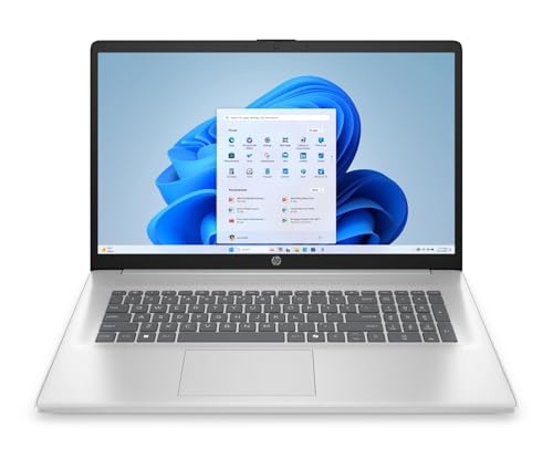 Image of HP 17 inch laptops, AMD Ryzen 5 7430U(Beats i7-1255U), 64GB RAM 2TB SSD, Windows 11 Pro, 17.3 inch FHD IPS 300Nits Display, Copilot AI, HDMI, Wi-Fi 6 & Bluetooth 5.4, Accessory kit
