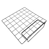 Chic et élégant : le design minimaliste de ce présentoir améliore l'image du produit, attirant plus de clients et stimulant les ventes, affichage photo en grille métallique, présentoir photo