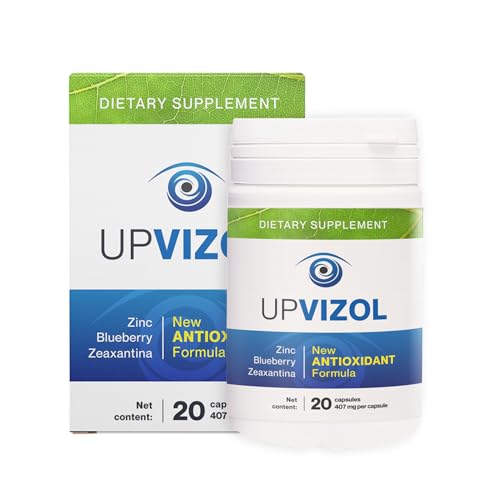 Upvizol | Zinc, Blueberry & Zeaxanthin | Eye Nutrition & Daily Wellness | 20 Capsules | 1 Pack