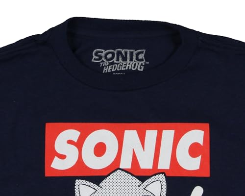 Sonic The Hedgehog Boy's Pop Art Sonic Kids Short Sleeve T-Shirt3