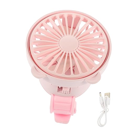 Ciieeo pequeño ventilador de muñeca ventiladores USB ventilador personal para escritorio admirador relojes reloj ventilador USB reloj mini ventilador portátil mirar mini reloj niño rosa
