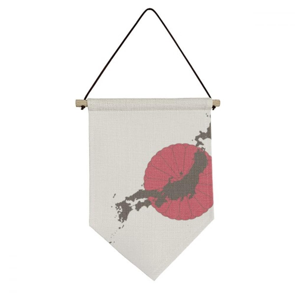 Drapeau en toile à suspendre emblème japonais pour décoration murale de chambre