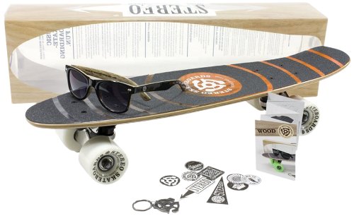 美品　Stereo ステレオ ウッドバイナルクルーザー　スケートボード STEREO Skateboard Vinyl Cruiser-Plastic Skateboard