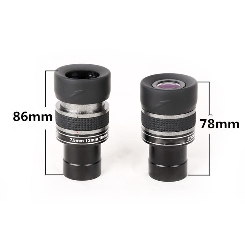 Accesorios ópticos: Ocular telescopio con zoom de 7.5 mm-22. mm y película recubierta 4
