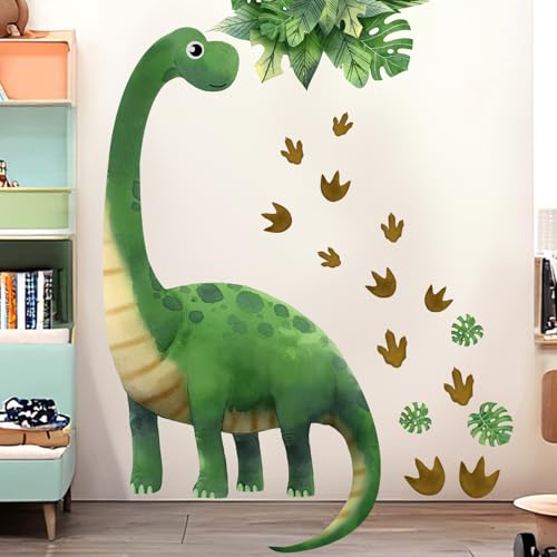 Vinilos Decorativos Dinosaurios Grandes Acuarela Huellas miniatura 2
