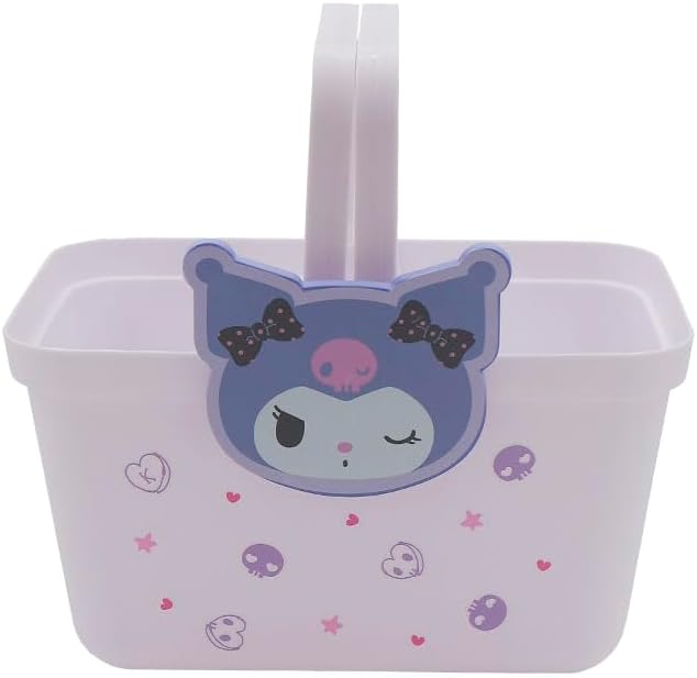 MINISO Sanrio Lisanslı Saplı Mor Sepet (Kuromi)