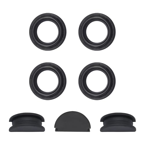 Image of VS50583R Valve Cover Gasket Set 22441-23800 2244323001 2244223500 | Fit for Hyundai Elantra Tiburon Tucson Kia Spectra Sportage Spectra5 2.0L 2003-2012 Replace 22443-23000 2244323000 VS50409S
