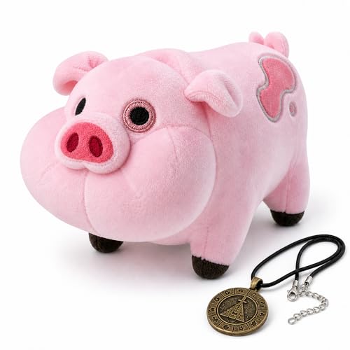 EIKOU Gravity Falls Waddles Plush with Pendant, 7 x 3.5 x 3.5 in Toy