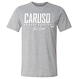 500 LEVEL Alex Caruso Shirt (Cotton, Large, Heather Gray) - Alex Caruso Chicago Elite WHT