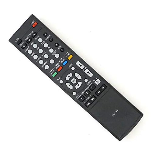 Ochoos Ny fjärrkontroll universell för Denon AVR-X2100W AVR-S500BT AVR-X4200W AVR-1713 RC-1193 AV A/V-mottagare