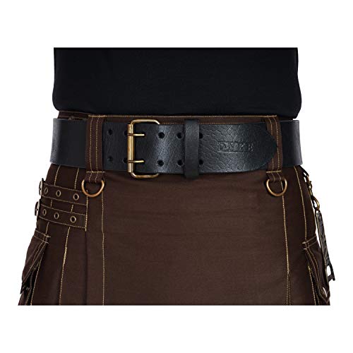 Damn Near Kilt 'Em Classic Wide Leather Kilt Belt4