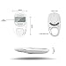 PINGKO 3D Carabiner Walking Pedometer Best Activity Fitness Tracker-White