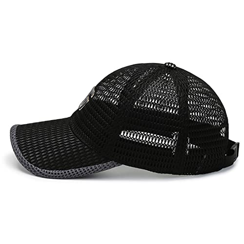 Fashixd FASHIXDBIDG Baseball Cap For Men Summer Mesh Trucker Hats Breathable Running Hat Outdoor Sports Quick Dry Hat thumb #3