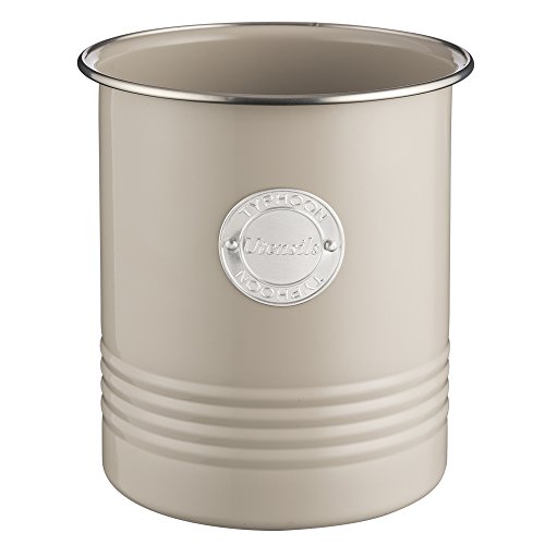 Typhoon Living Utensil Storage Pot, 15 x 12.5 cm, Putty