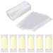 200 PCS MeiMeiDa Plastic Popsicle Bags Disposable - Thickened Frozen Sucker Ice Pop Bags DIY Ice-Lolly Wrapping Clear Ice Cream Sealing Bags, Hot Sealing Candy Bags, 3.15" x 7.48", Middle-Sized