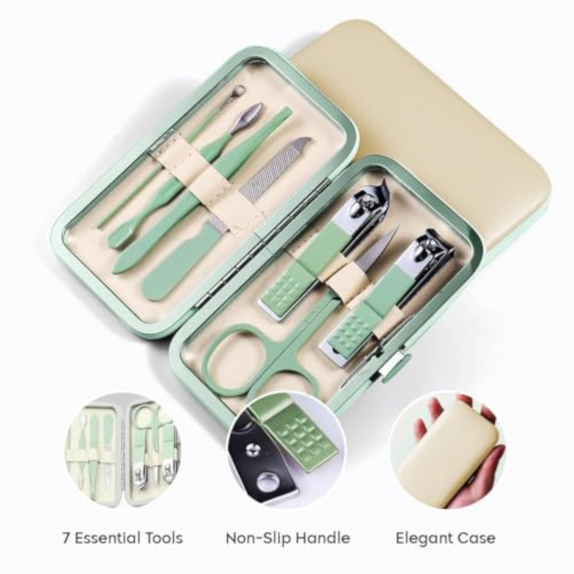10 in 1 Stainless Steel Nail Clipper Set for Men & Women