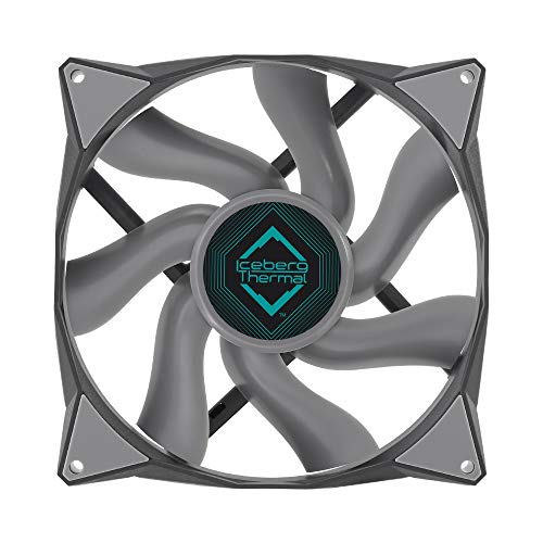 Image of Iceberg Thermal IceGALE 140mm PWM Premium Case Fan (Gray)