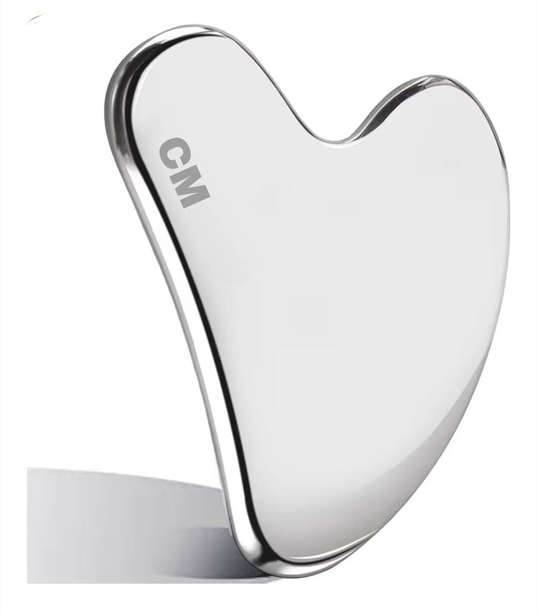CAREMIMA Premium Grade Stainless Steel Gua Sha Tool | Face Sculpting, Lymphatic Drainage, Puffiness & Wrinkle Reduction | Scratch-Resistant Unisex Facial Massage Guasha Tool-Pack Of 1-image-10