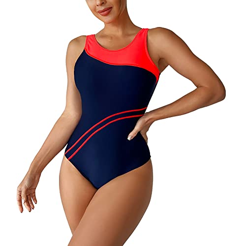 Maillot de bain amincissant froncé sexy pour femme avec bonnets intégrés