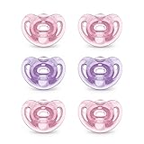 NUK Comfy Pacifiers, 6-18 Months, 6 Pack