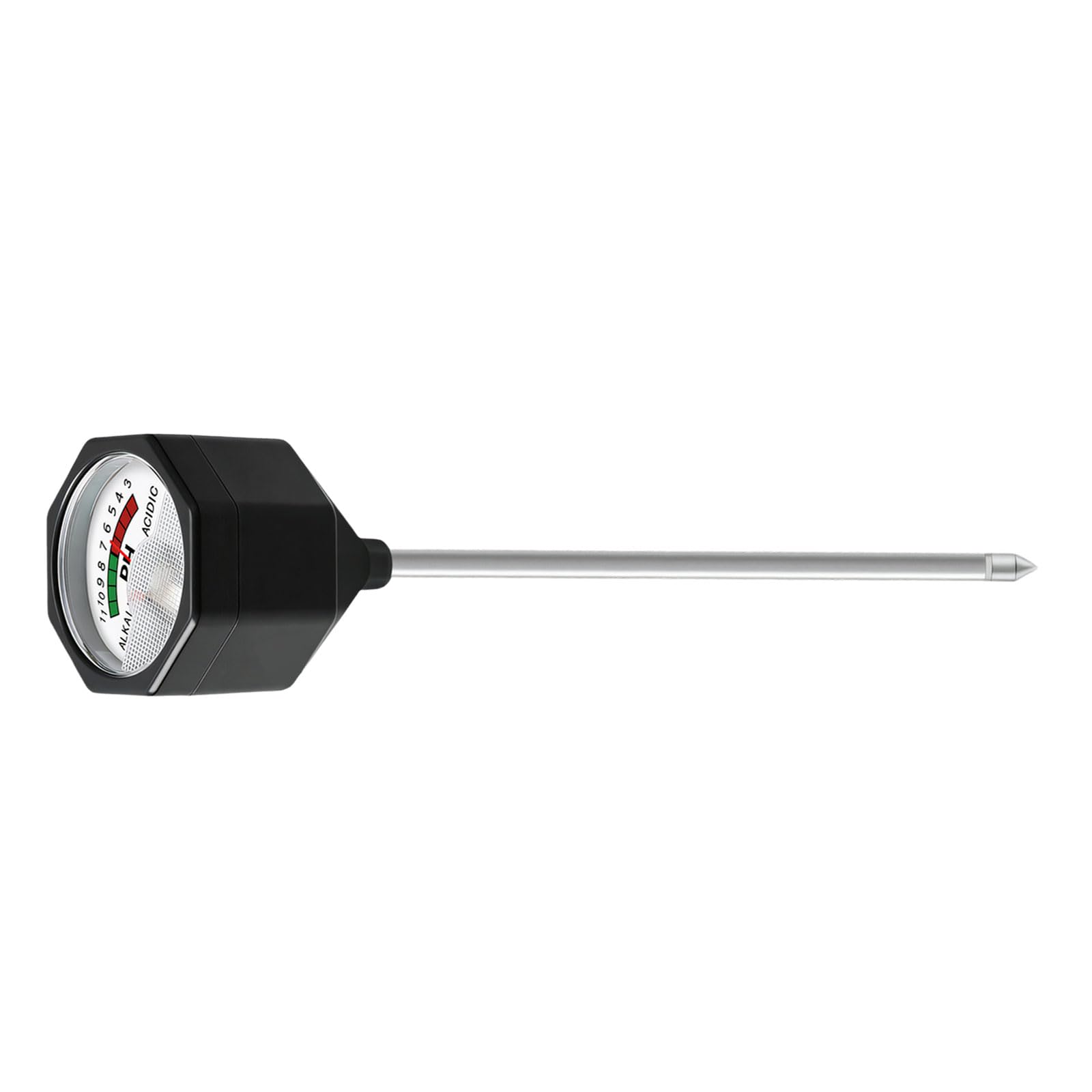 Msioytog Black Efficient Single Pin Soil Tester Essential Tool For Garden Enthusiasts Crop Growers Indoor Outdoor Soil Meter Garden Meter