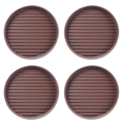 Posavasos redondos de 2.5 pulgadas para muebles y protección de superficies 6