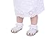EPEIUS 6 Pair Pack Newborn Baby-Girls Eyelet Frilly Lace Socks Princess Ankle Socks White/Pink/Ivory/Grey/Green/Purple 0-3 Months