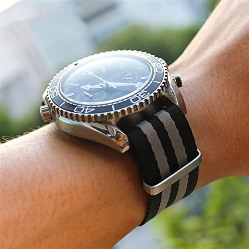 Bracelet OTAN nylon agate 22mm, la solution pour Mido et Rox - 4