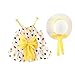 Vestido Bebé Agatha Ruiz De La Prada Elegante - Falda Corta de Niña Sin Manga + Sombrero de Sol con Lazo Conjunto de 2 Piezas - Vestido Bebés Playa para Cumpleaños,Vacaciones