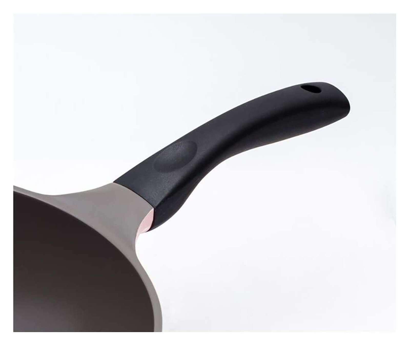 Wok Pan Nonstick Mała miski do smarowania z ceramiczną tytanową powłoką miedzianą patelnią z pokrywką niestancyjną z wizją kompatybilną z indukcją pokrywki