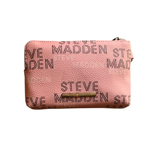 Steve Madden Btrell Clutch Wristlet Pink Stripe One Size #TOP6