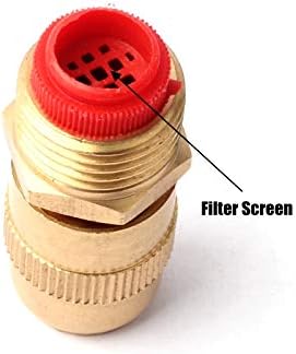 Miniatura 6 de Boquilla de bala de cobre ajustable, goteros de riego, rociadores, emisor, sistema de goteo, neblina, enfriamiento, techo, jardín, césped, DN15,