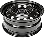 Dorman 939-158 Steel Wheel (16x6.5in.) for Select Chrysler / Dodge / Ram Models, Black