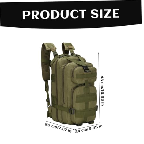 Sac à dos Molle de 25 L robuste avec dos respirant et sangles militaires - 2