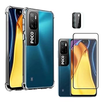 Capinha Para Poco M3 Pro + Película De Vidro 3d + Película de Câmera - (Hard Glass Store)