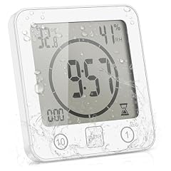 Digital Bathroom Shower Wall Clock Timer, LCD Digital Wall Clock with Suction Waterproof Digital Bathroom Shower Wall Clock Timer, LCD Digital Wall Clock with Suction Waterproof product