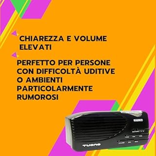 SAIET - TUONO Fixed Telephone Ringtone Amplifier - Intercom Amplifier for the Elderly