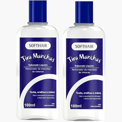 Kit 2X Sabonete Liquido Tira Manchas Soft Hair Pele E Mãos Remove...