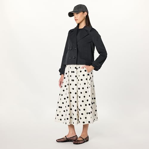 The Drop Women's Arlo Voluminous Cotton Poplin Midi Skirt4