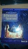First Course in Differential Equations - With Modeling Applications (9th, 09) by Zill, Dennis G [Hardcover (2008)]