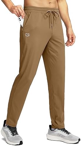 G Gradual Mens Sweatpants with 4 Pockets Tapered Track Athletic Slim Fit Pants for Running, Exercise, Workout, Gym