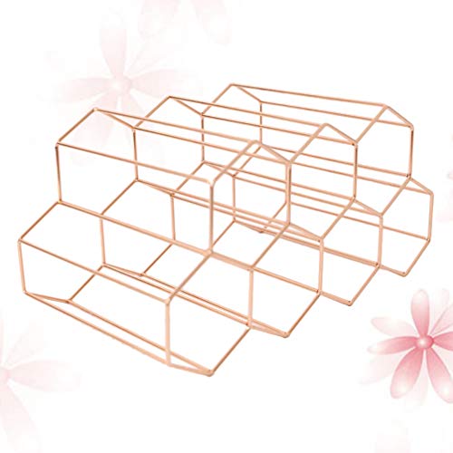 Cabilock — Suporte para garrafas de vinho de 7 garrafas, arame de metal, garrafa de vinho, prateleir