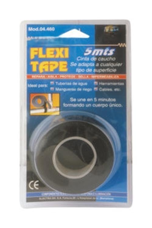 Cinta de caucho auto-vulcanizable, resistente al agua, fácil aplicación, ideal para reparar tuberías y mangueras.