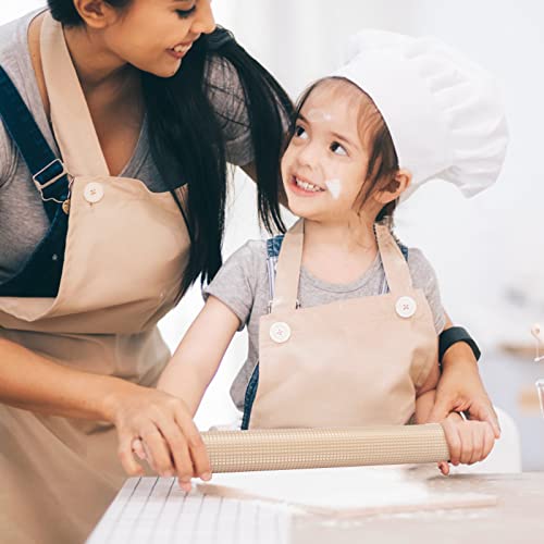 Www Plastic Rolling Pin, Food Grade Plastic Pizza Dough Roller, Non-Stick Time-Saving Rolling Pin For Bread Cookie Pastry Dough (7.95 X 1.05 X 1.05 Inches),Beige #TOP5