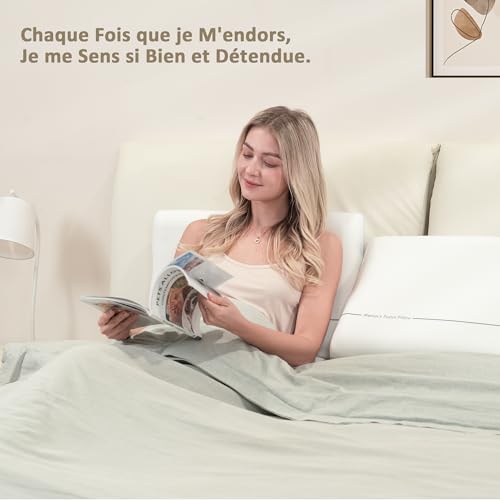 Coussin en mousse à mémoire de forme pour des nuits douces Winthome - 6