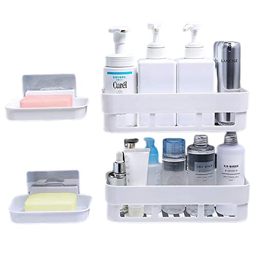 HOUSE OF VIPA Plastic Multipurpose Kitchen Bathroom Shelf Wall Holder Storage Rack Organizer Strong Adhesive Sticker (B092TC1KH7) Amazon Price History, Amazon Price Tracker
