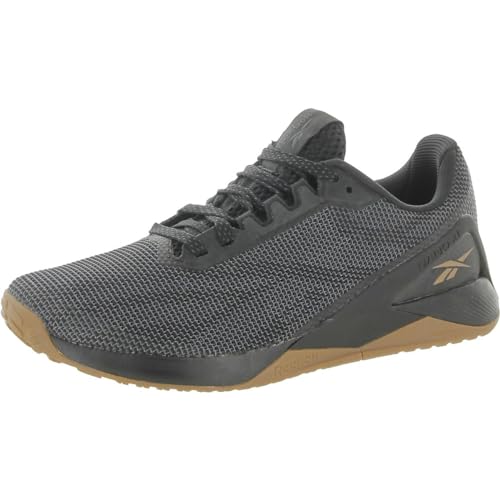 Reebok Men's Nano X1 Grit Cross Trainer, 12 US, Core Black/Pure Grey 7/Sepia