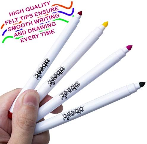 abeec 100 Felt Tip Pens  Set of 100 Assorted Felt Tips for Kids 3+ - 20 Different Coloured Pens in a Box  Colouring Set for Arts and Crafts Supplies