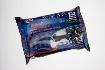 Preisvergleich Produktbild Reinex Cockpit-Pflegetücher 50Stck 15x20cm