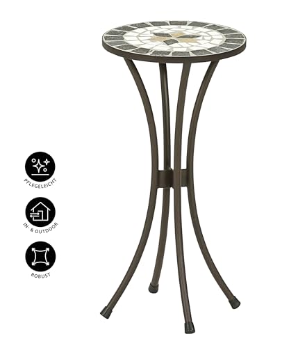Tabouret à fleurs effet mosaïque pour surélever les plantes - 5
